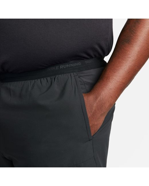 Nike Blue Stride 5In Performance Shorts for men