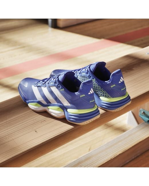 Adidas Blue Stabil 16 Indoor Shoes for men