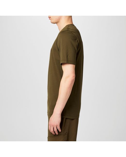 C P Company Green 30/1 Jersey T-Shirt for men