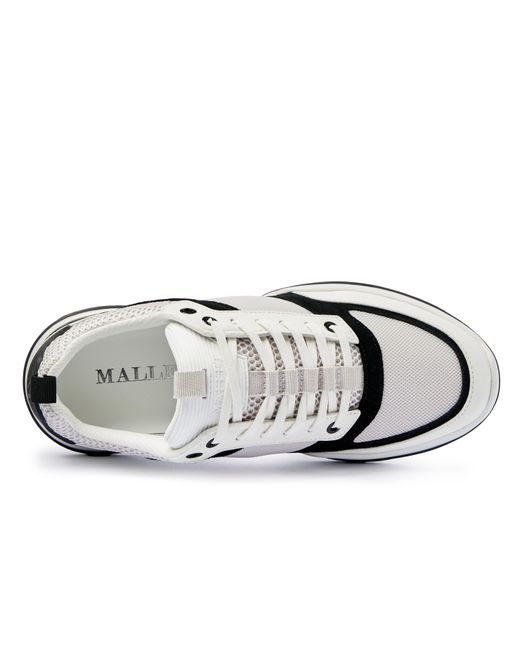 Mallet White Radnor Low-Top Trainers for men