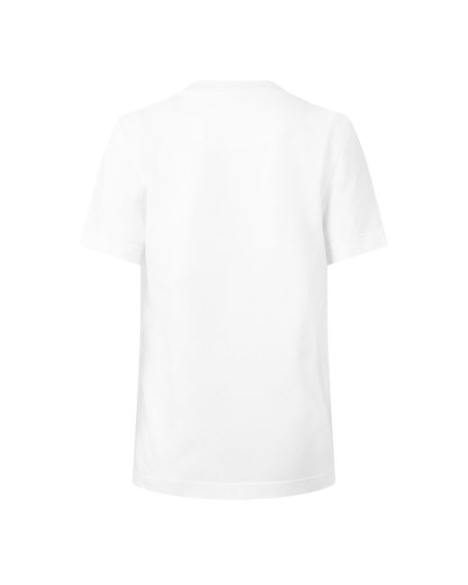 McQueen White Alex Lace Lg T-Shirt Ld63