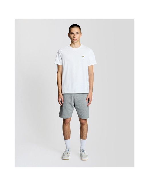 Lyle & Scott White Lyle & Scott Small Eagle T-Shirt for men