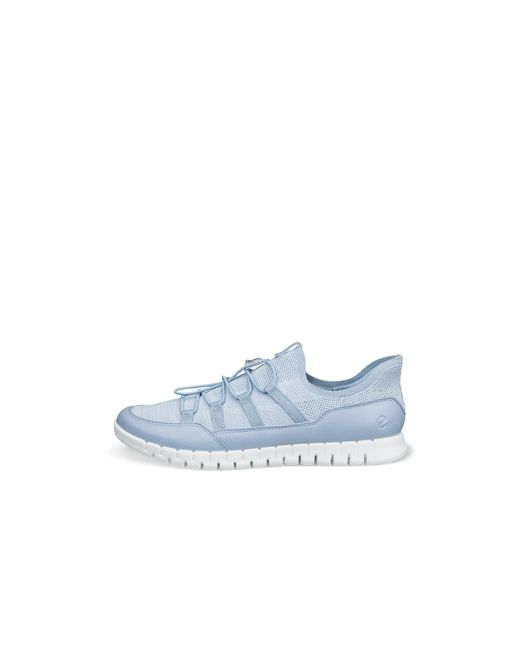 Ecco Blue Low-Top Trainers