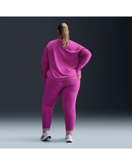 Nike Purple Long Sleeve Performance Running Top