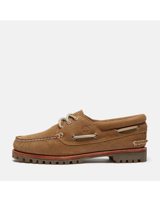 Timberland Brown Authentic Boat Shoe For