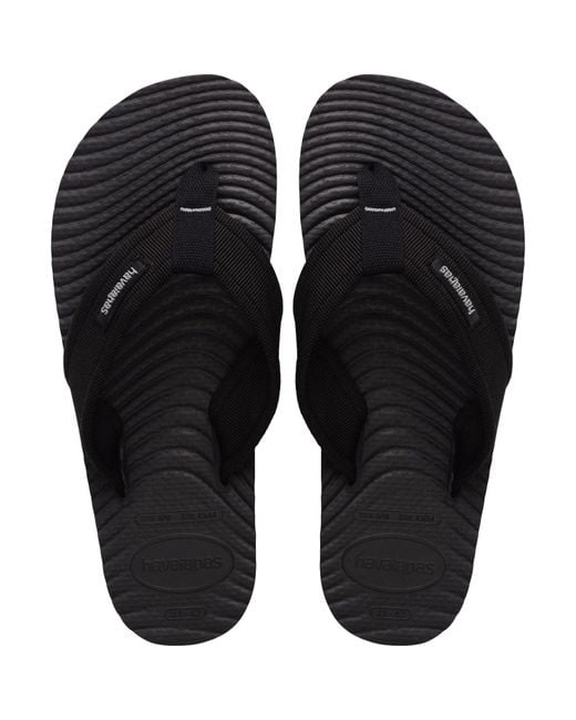Havaianas Black Surfer Coast Flip Flops for men