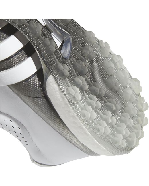 Adidas White Tour360 25 Wide Spikeless Golf Shoes for men