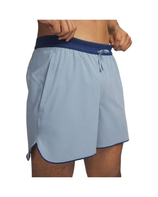 Under Armour Blue Velociti Pro Vent Running Shorts for men