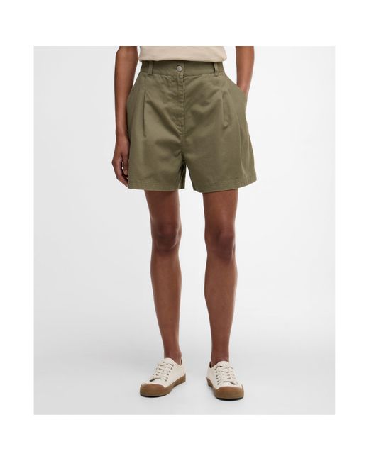 Barbour Green Fern Shorts