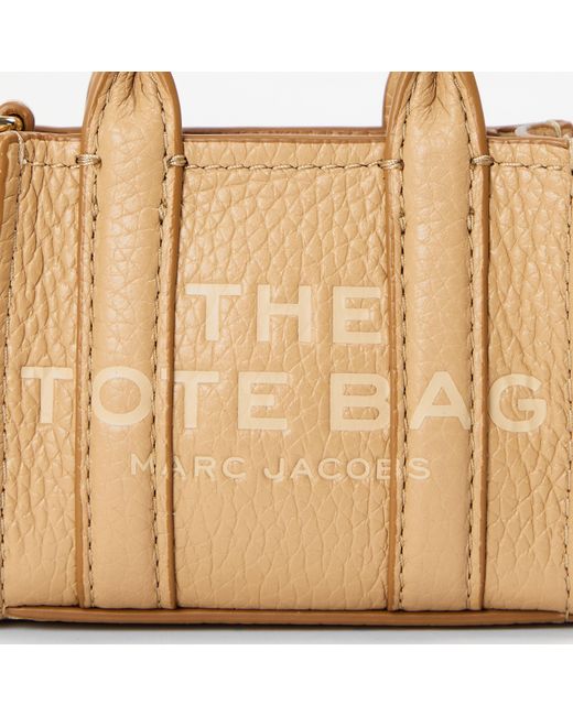 Marc Jacobs Natural Tote Charm Keyring