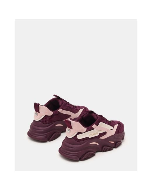 Steve Madden Purple Possession Chunky Trainers