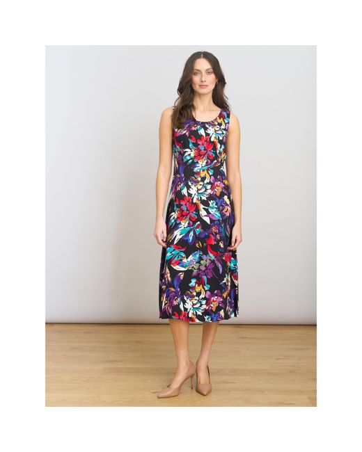 Gina Bacconi Blue Dani Mult-Colour Floral Dress