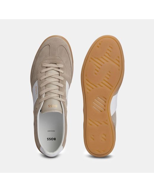 Boss Brown Brandon Tennis Style Trainer for men
