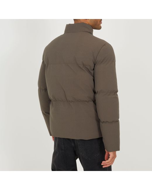 Brave Soul Gray Medium Puffer Jacket for men