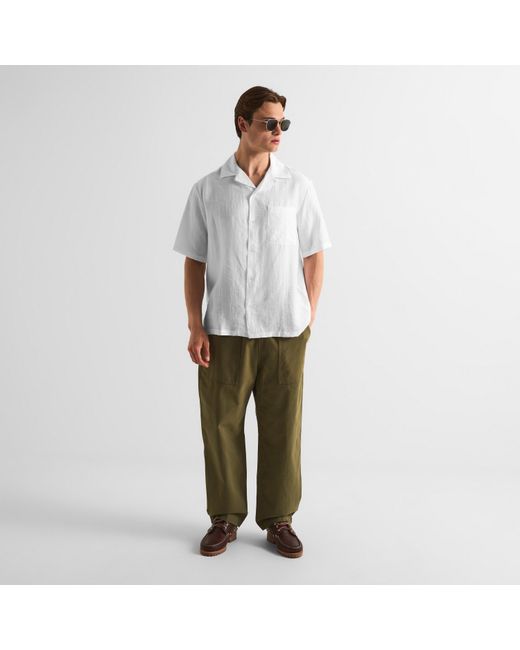 Maison Kitsuné White Resort Shirt for men