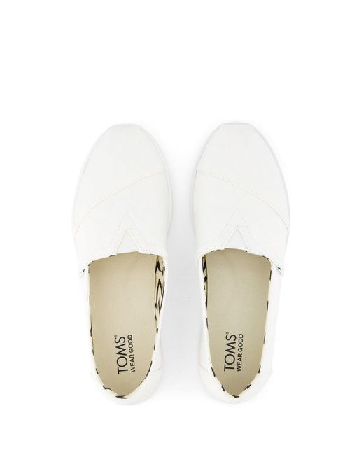 TOMS White Alpargata Plus Shoe