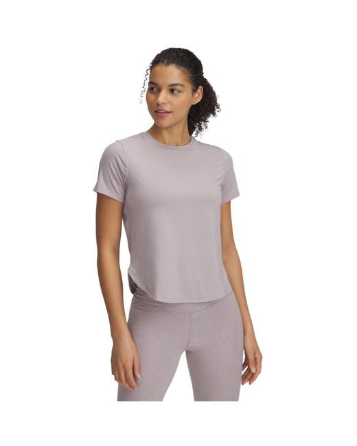 Under Armour Purple Launch Elite Short Sleeve Performance Running Top