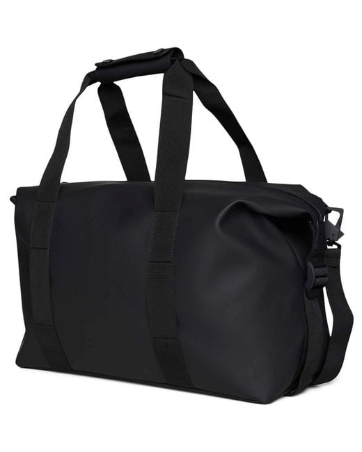 Rains Black Small Hilo Weekend Bag