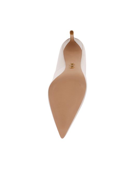 Steve Madden White Thrive 100H Stiletto Court Shoes