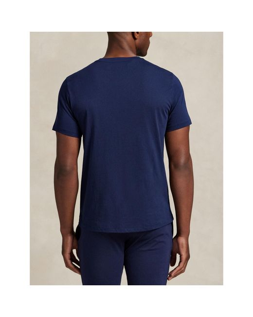 Polo Ralph Lauren Blue Box Logo T-Shirt for men