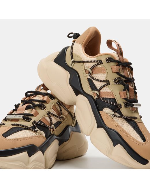 Steve Madden Natural Spectator Low-Top Trainers