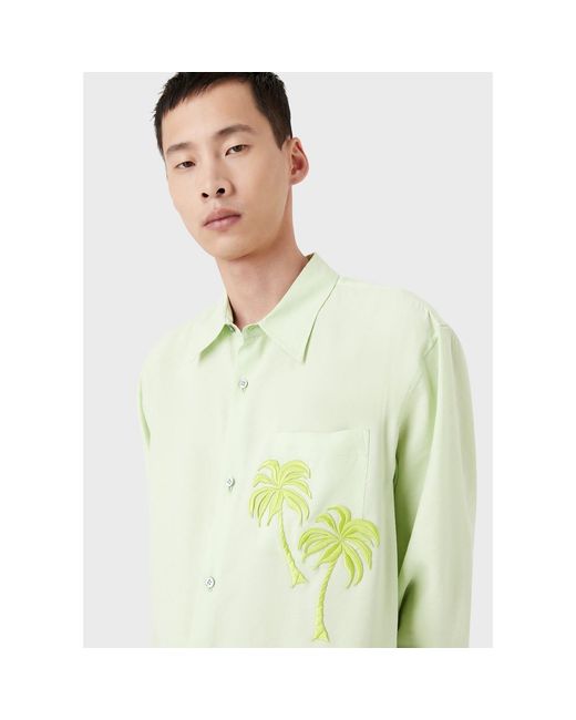 Emporio Armani Green Shirt for men