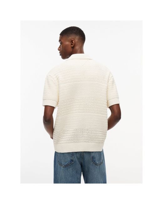 Tommy Hilfiger Natural Patterned Short Sleeve Shirt for men