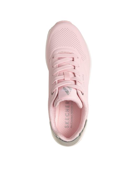 Skechers Pink Uno Stand On Air Trainers