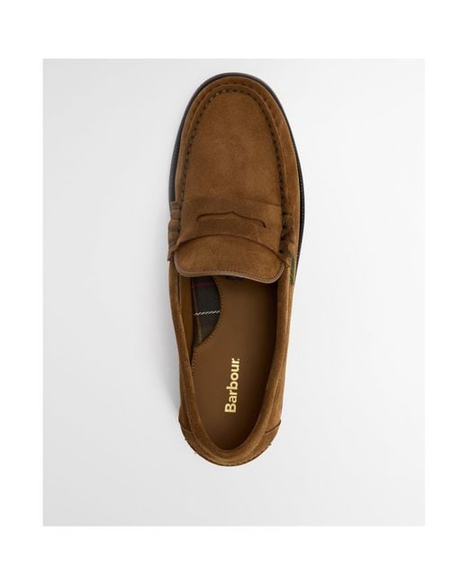 Barbour Brown Linford Loafer for men