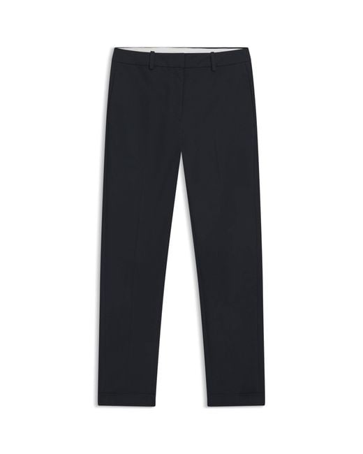 Boss Blue Tachinoa Straight Leg Trousers