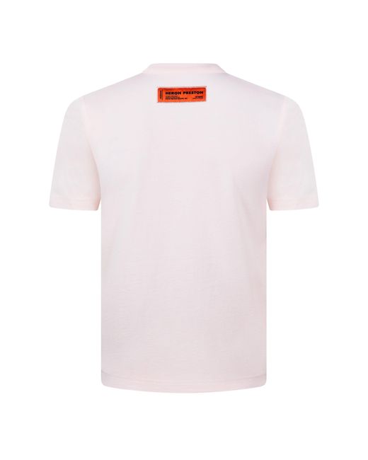 Heron Preston Blue Censor Heron T Shirt for men