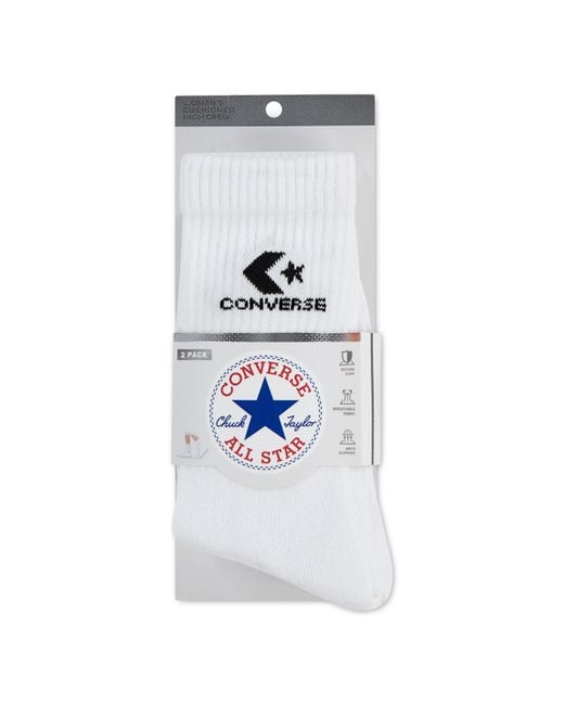 Converse White 3Pk Lightweig 63