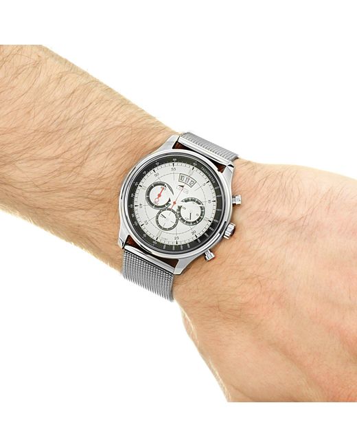 Lotus Metallic Stainless Steel Sports Analogue Quartz Watch for men