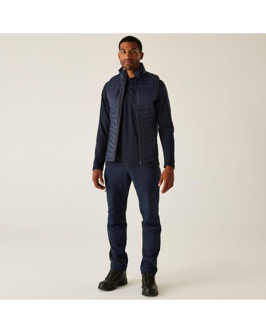 Regatta Blue Navigate Hybrid Bodywarmer for men