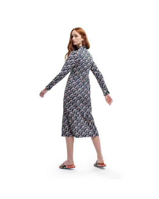 Regatta Blue Orla Kiely Midi Dress