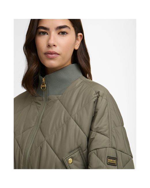 Barbour Green Pagan Quilted Jacket