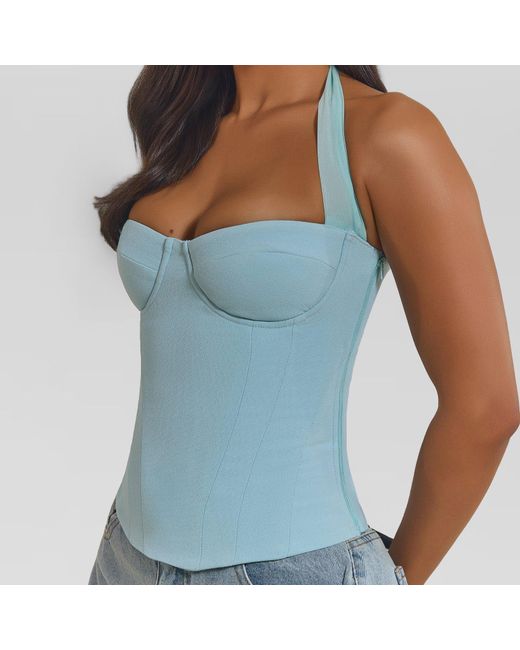 Mars the Label Blue Zadie Corset Top