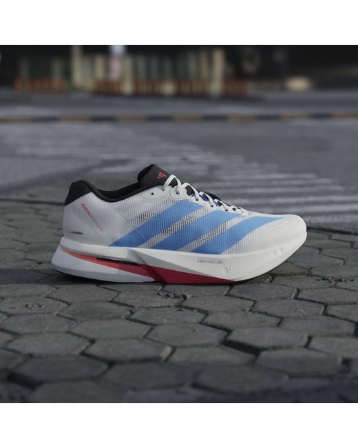Adidas Blue Adizero Boston 13 Road Running Shoes for men