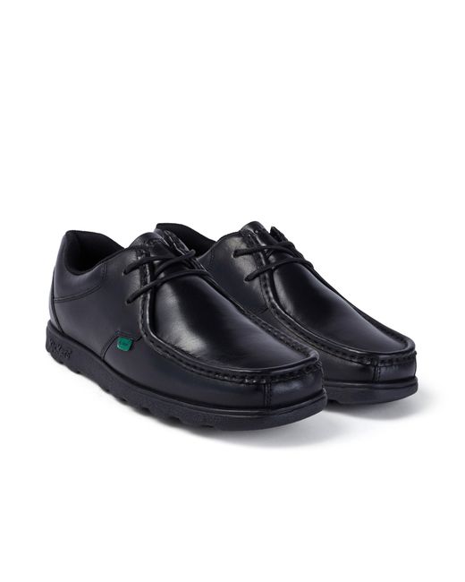Kickers Black Fragma Lace Shoes for men