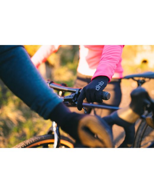 Dhb Black Roubaix Liner Gloves