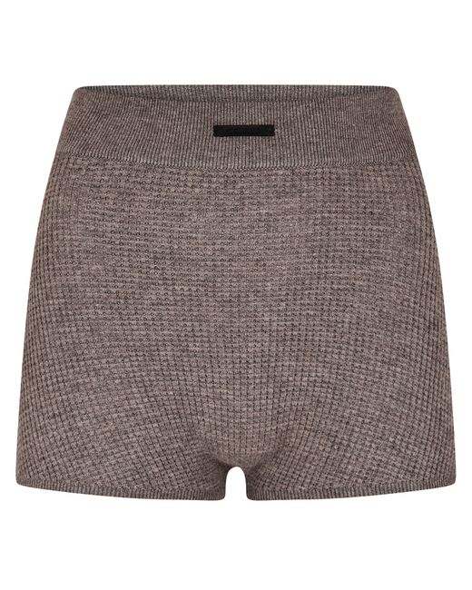 Fear Of God Natural Waffle Fleece Jogger Shorts