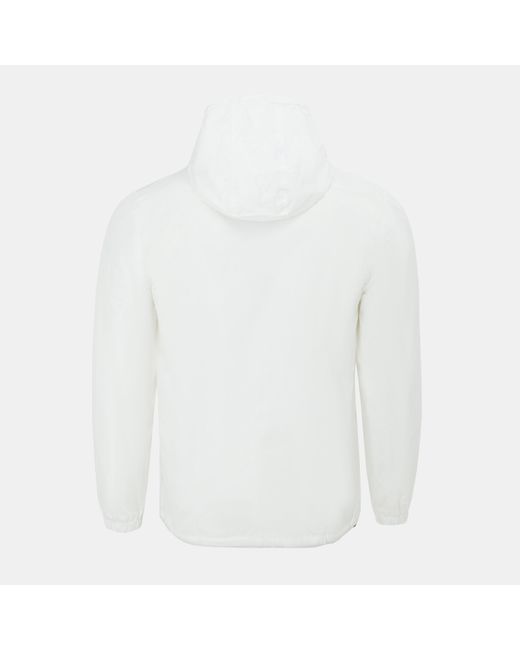 Donnay White Lightweight Waterproof Windbreaker for men