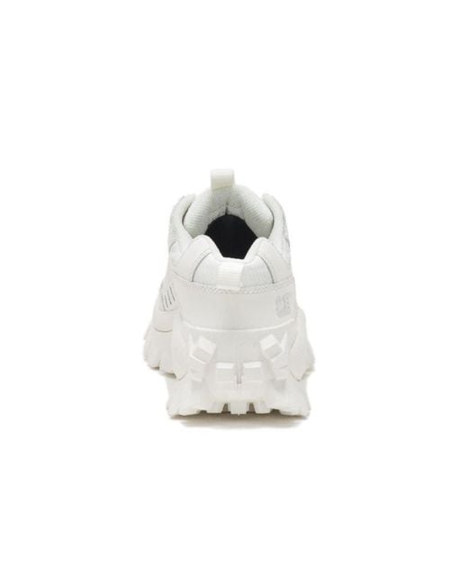 Caterpillar White Intruder Chunky Trainers for men