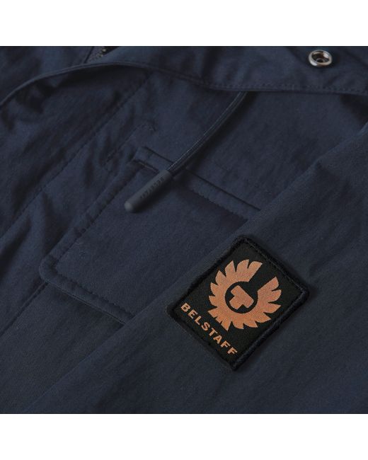 Belstaff Blue Rain Anorak Jacket for men