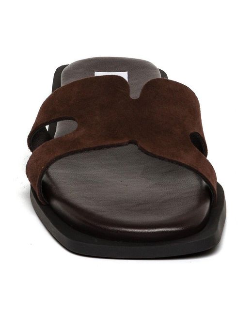 Steve Madden Brown Flat Sandals