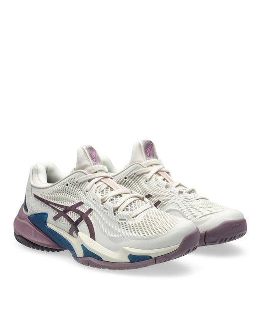 Asics White Court Ff Tennis Shoes