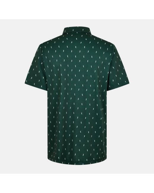 Lacoste Green Short-Sleeve Performance Polo Shirt for men