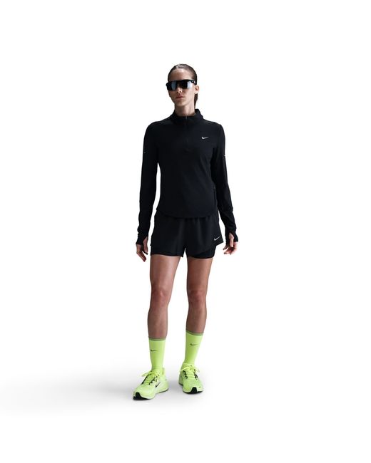 Nike Black Swift 1/4-Zip Running Top