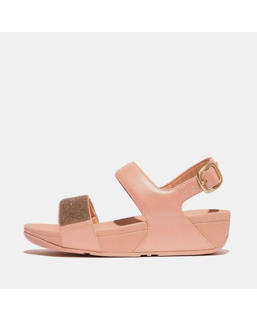 Fitflop Pink Lulu Opul Back-Strap Sandals