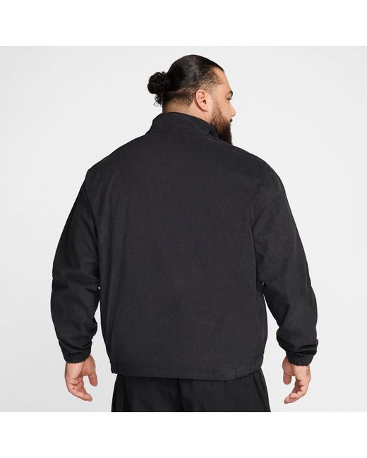 Nike Black Club Corduroy Harrington Jacket for men